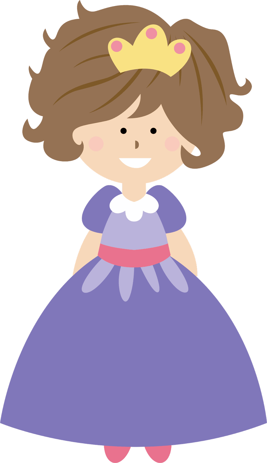 Princess pin page clipart image 2