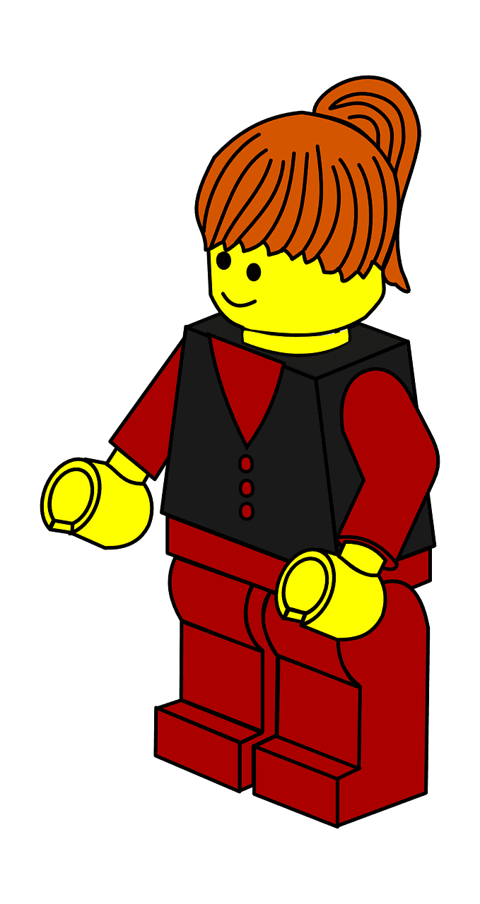 Lego toy vector art graphics clipart