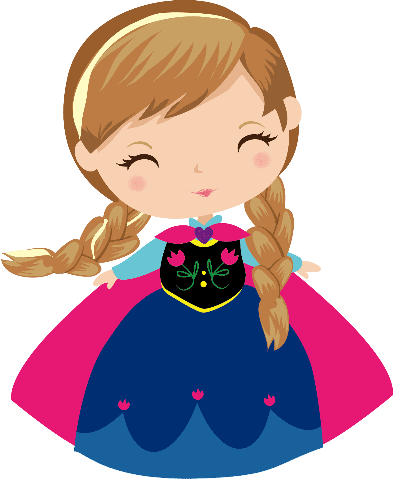 Princess personagem anna frozen clipart photo