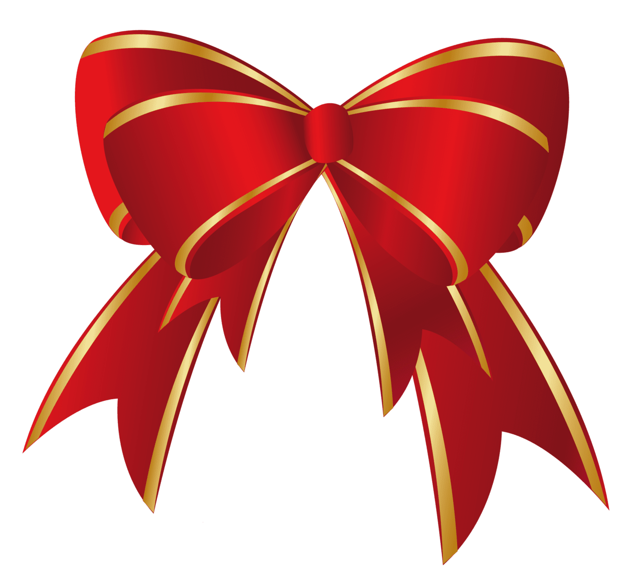 Ribbon christmas red gold bow clipart background