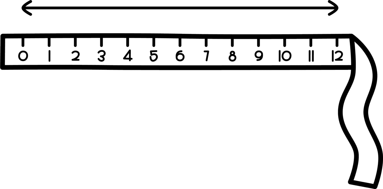 Ruler pin page clipart free