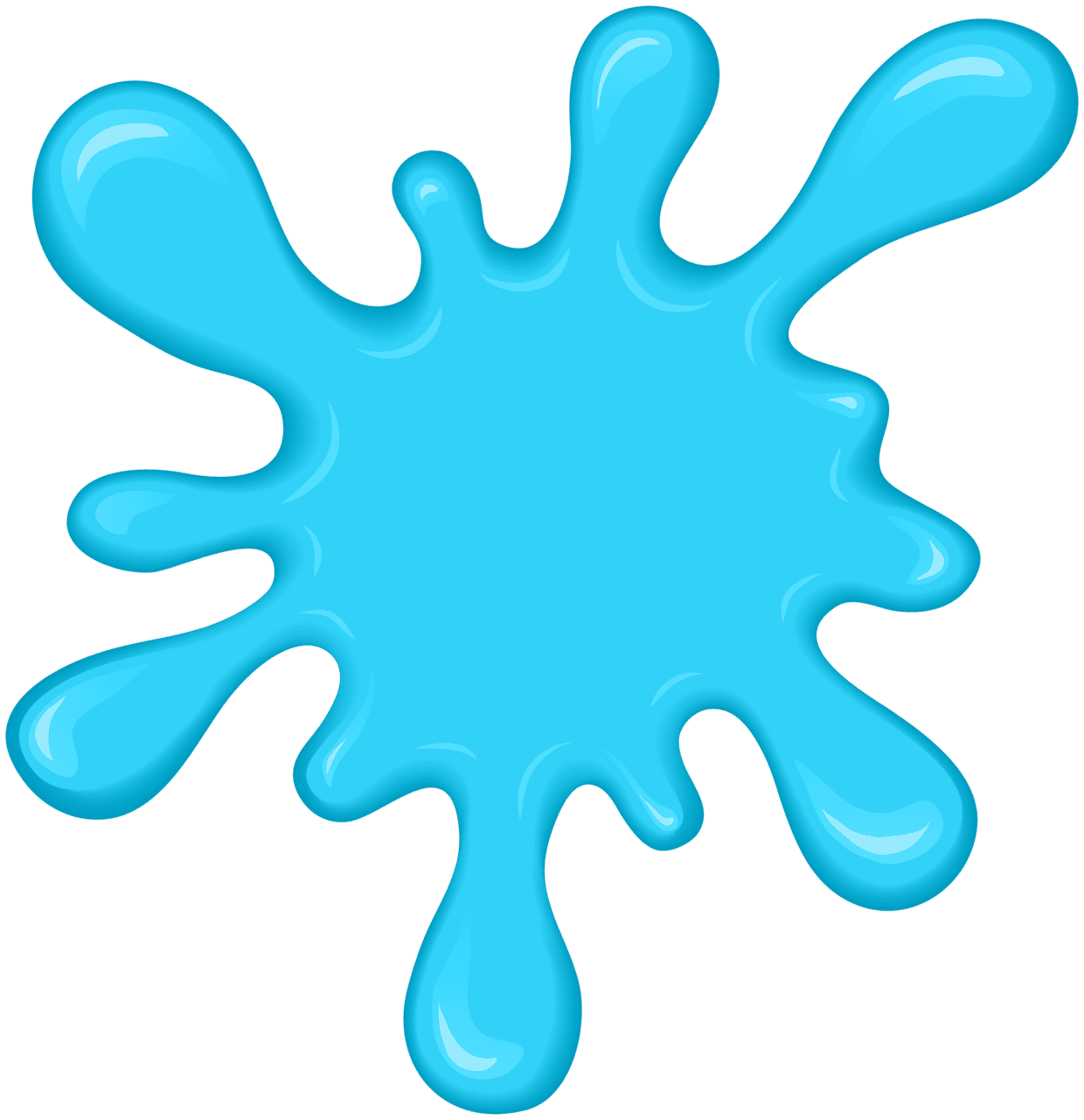 Blue paint splatter clipart clip art