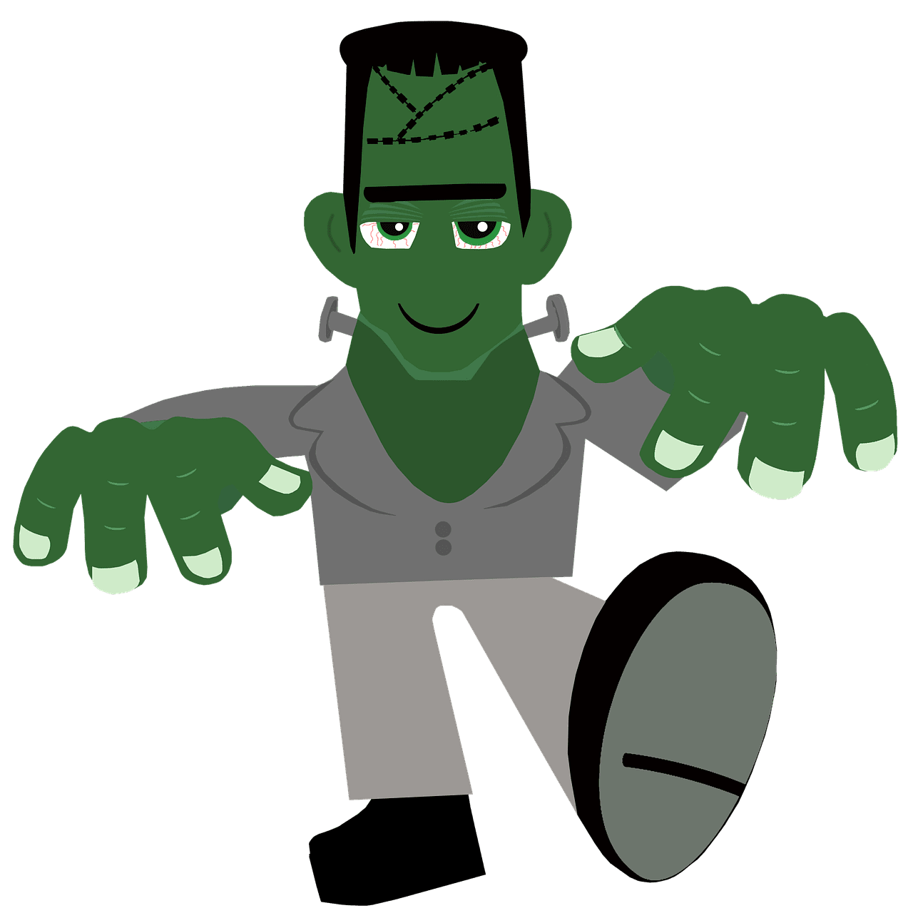 Frankenstein monster halloween image clipart