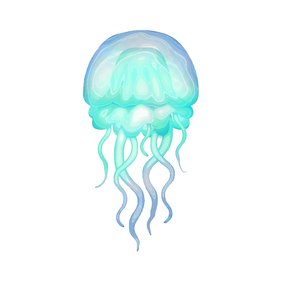 Immortal jellyfish imag hd photo clipart