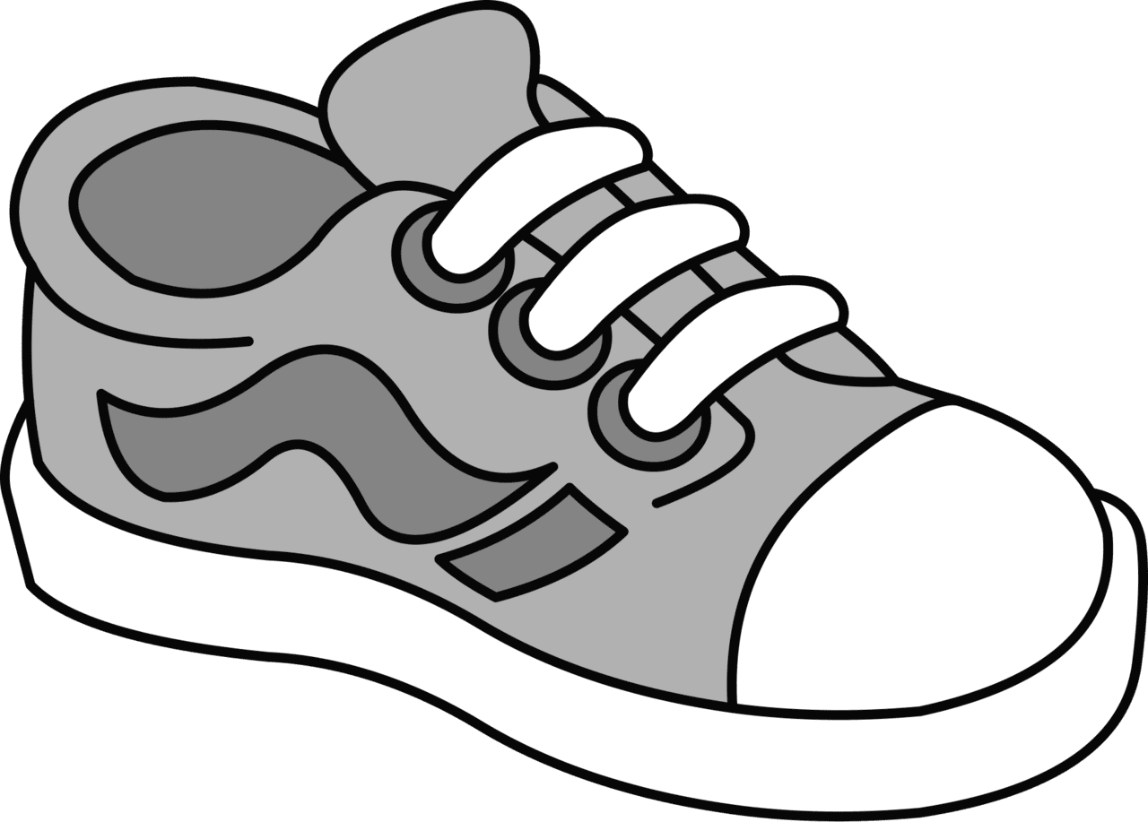 Shoe pin page clipart vector