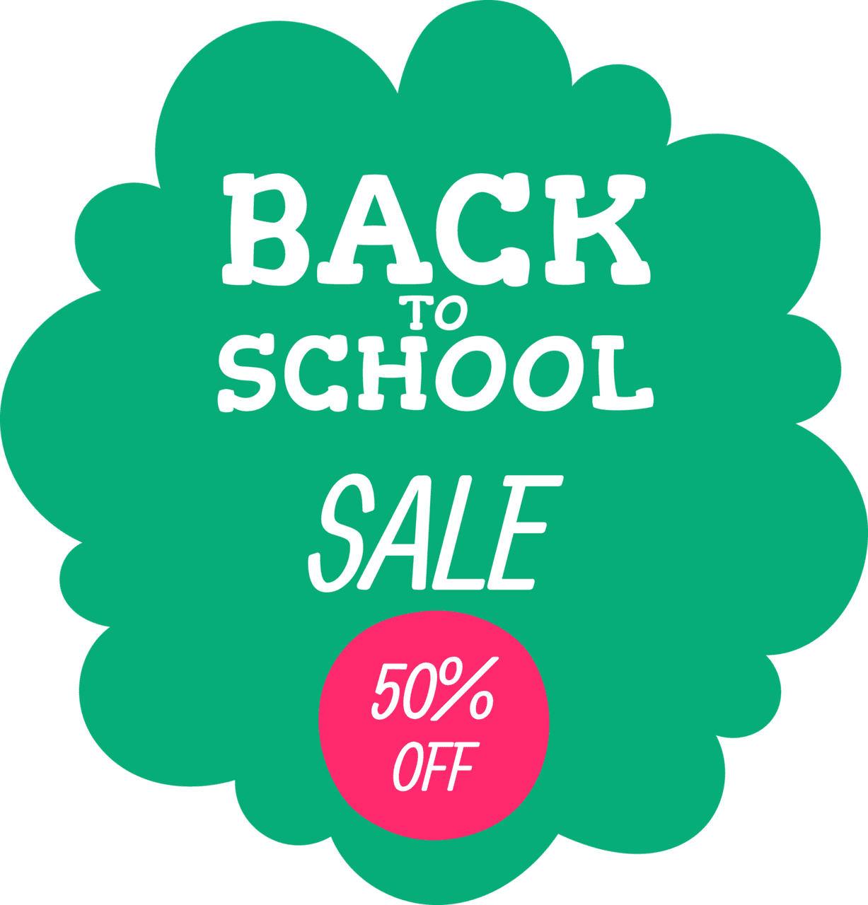 Garage sale back to school vector clipart