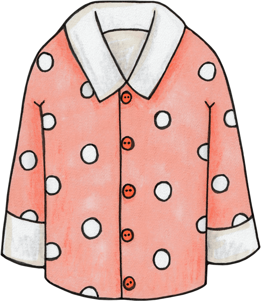 Hd khadfield pjparty pjtop pajama clipart image