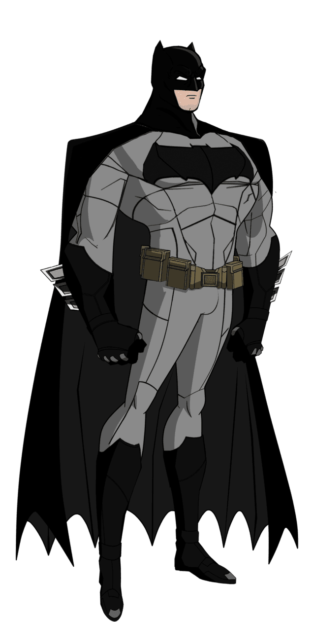 Updated dawn of justice batman jlu style by alexbadass deviantart clipart image