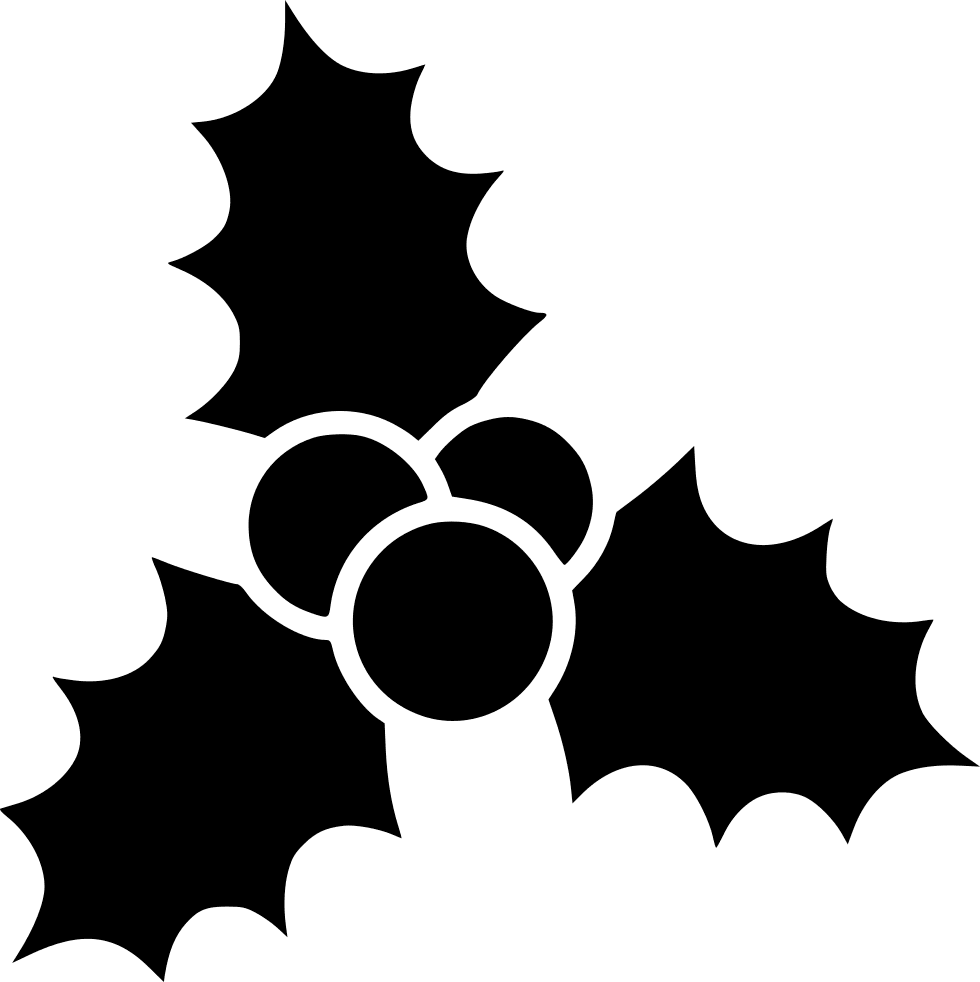 Christmas black and white use mistletoe clipart full size pinclipart background