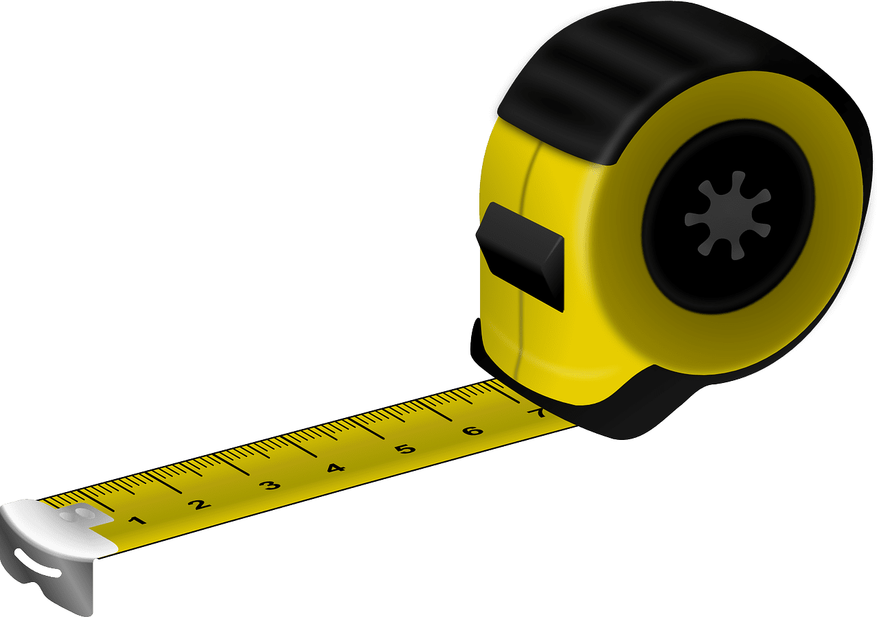 Ruler tape measure measur vector graphic clipart