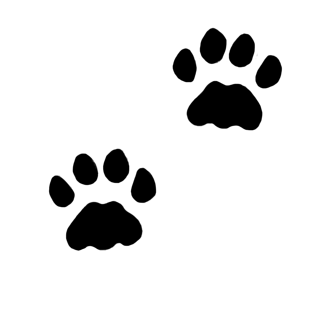 Paw print clipart logo