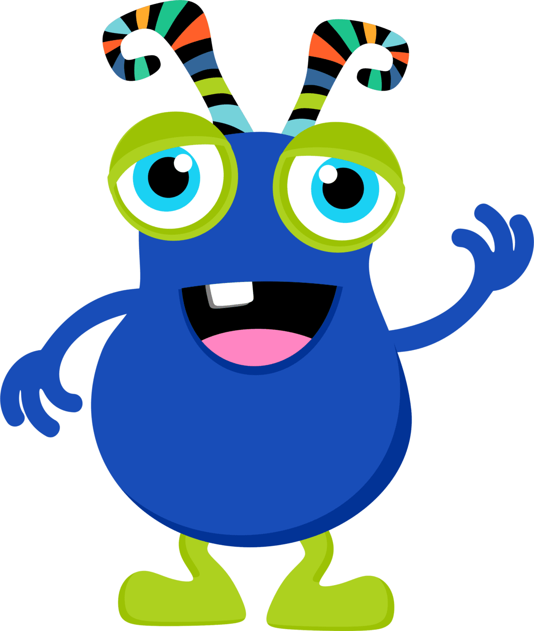 Monster pin page clipart logo