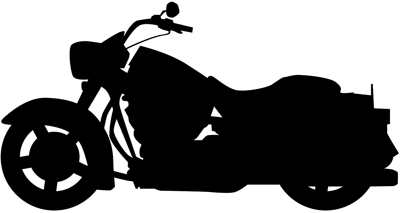 Motorcycle harley davidson vector silhouettes creazilla clipart