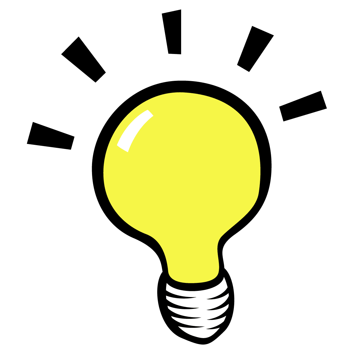 Light thinking clipart pictures images