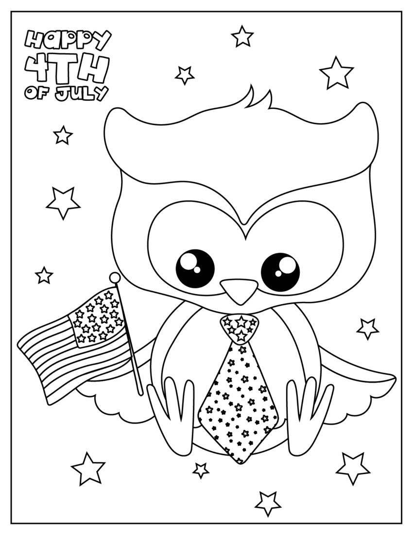 Coloring th of july printable activity pag clipart logo