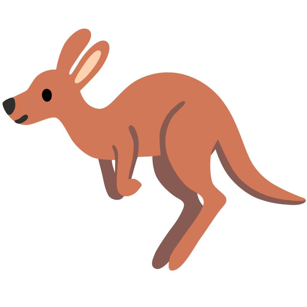 Kangaroo emoji clipart clip art