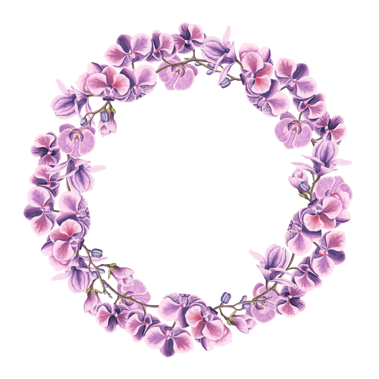 Wreath pin page clipart logo