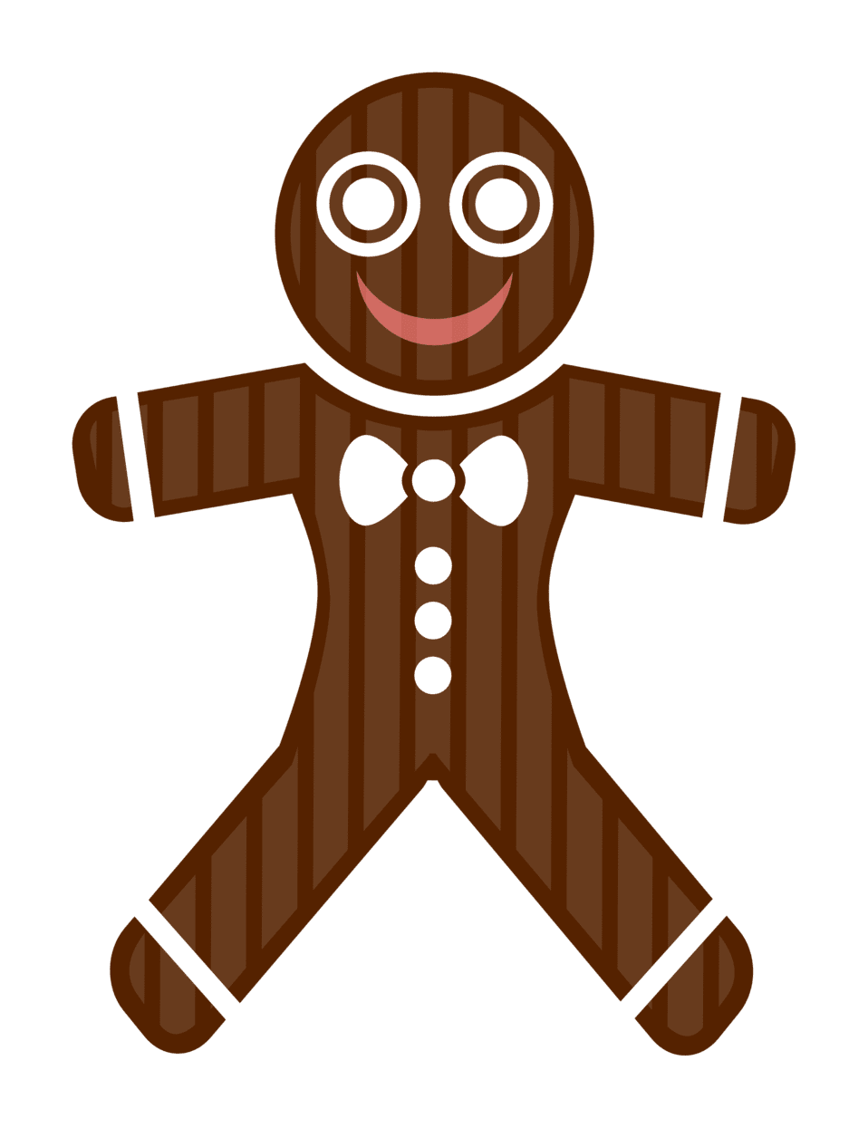 Clipart image gingerbread man id