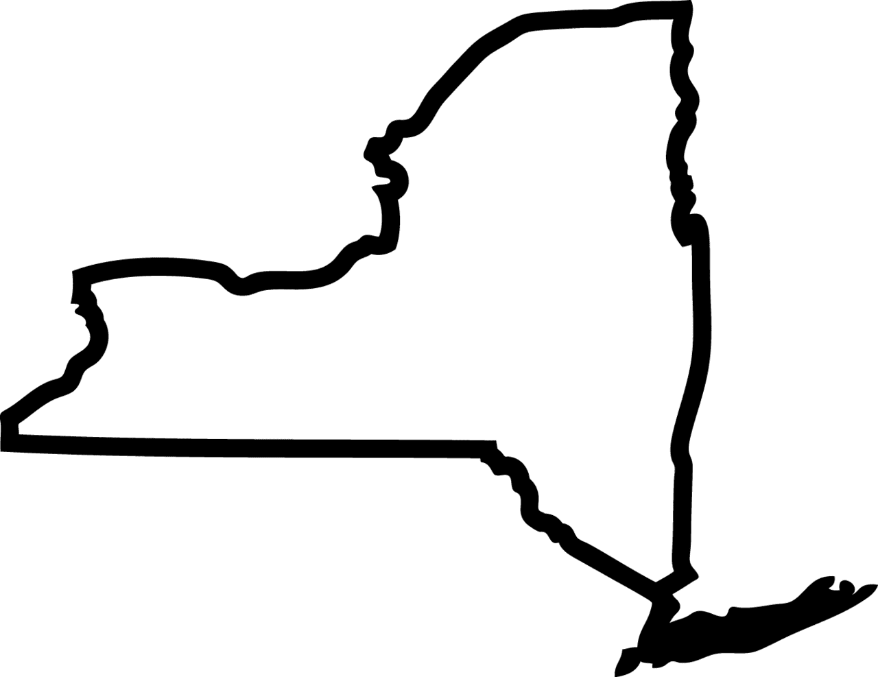 Map state of texas outline clipart clip art