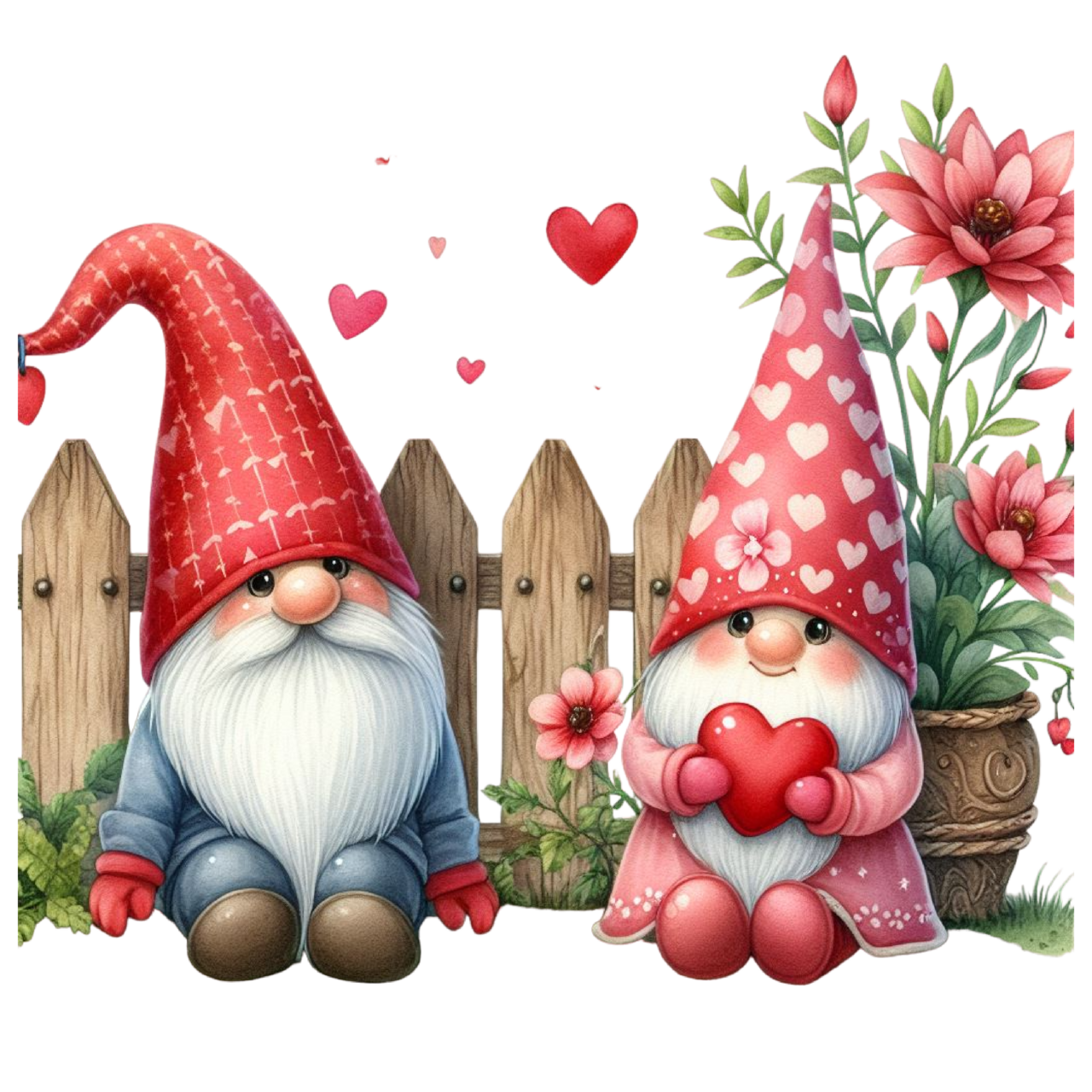 Gnome pin page clipart vector 2