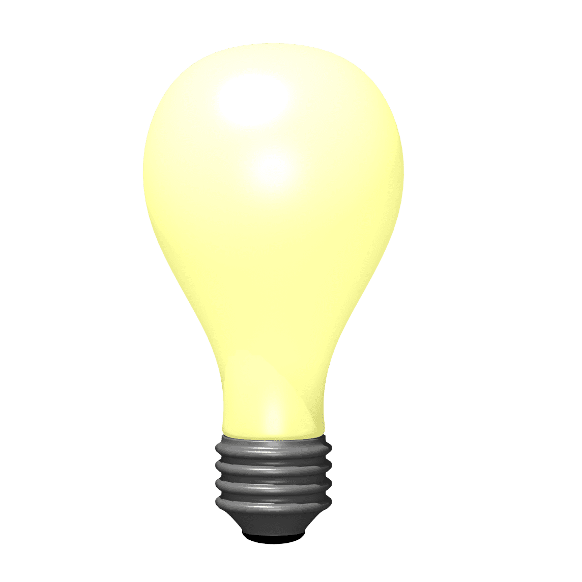 Light bulb clipart transparent 2