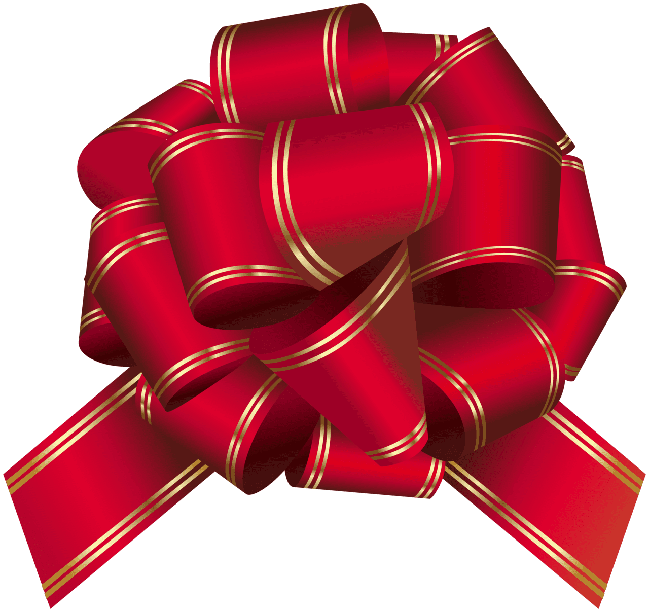 Ribbon red bow deco clipart image