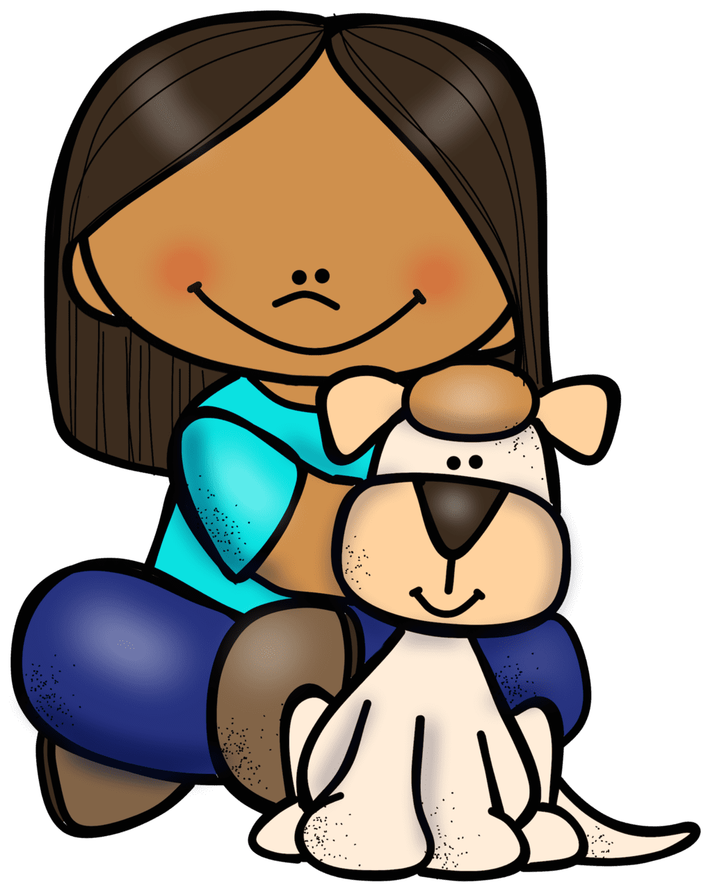 Hug pin page clipart picture 2