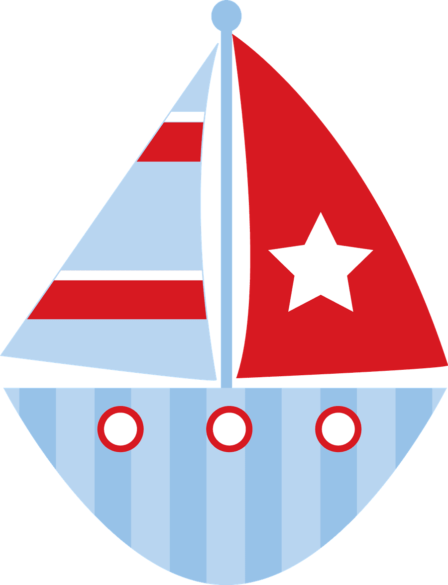 Sailboat pin page clipart clip art