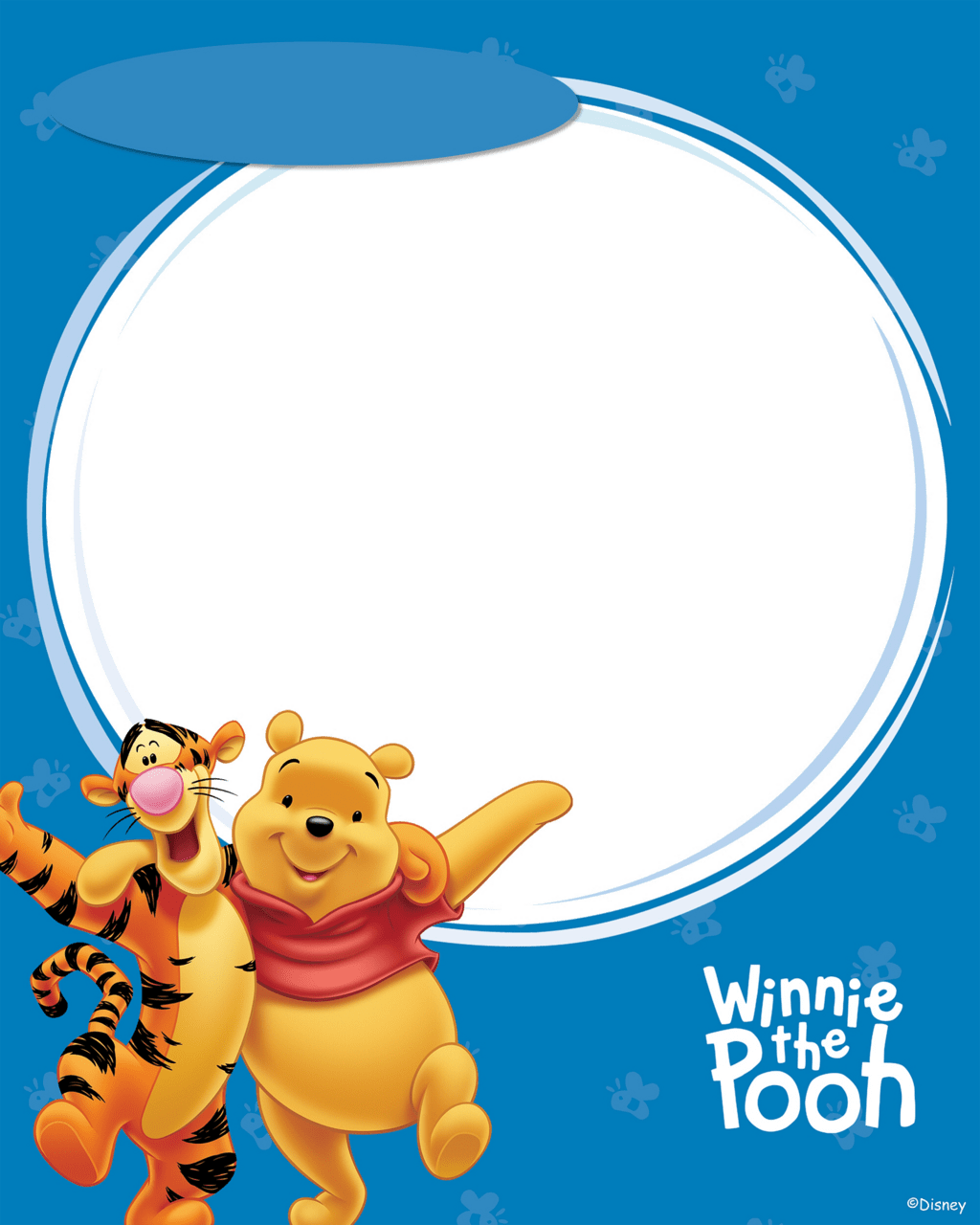 Winnie the pooh pin page clipart logo