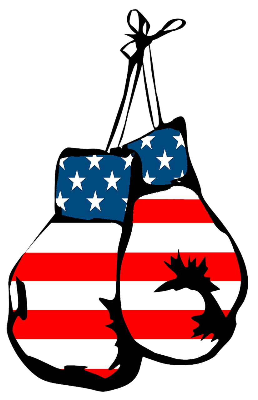 Boxing gloves sport fitness training boxer image from clipart