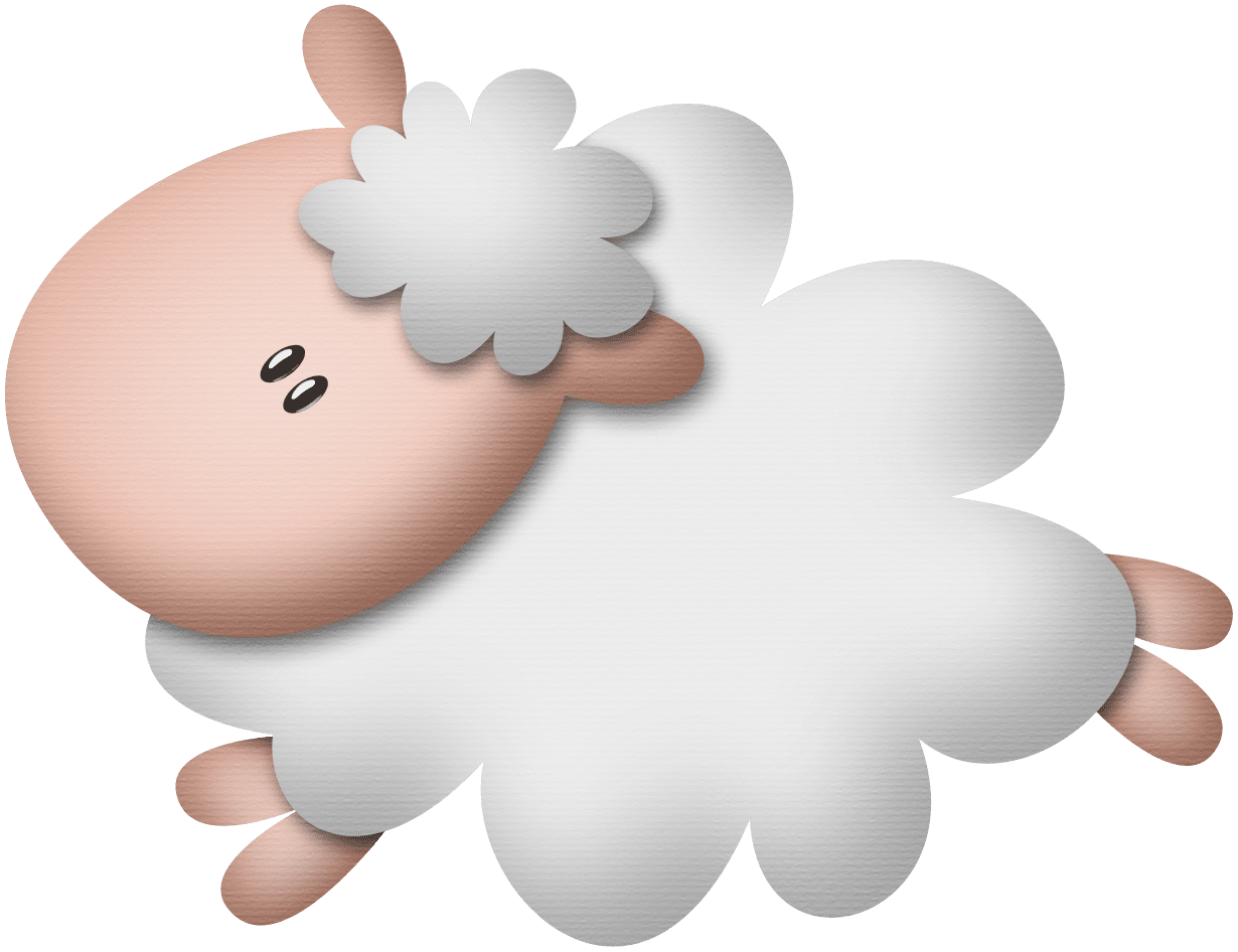 Lamb pin page clipart background 2