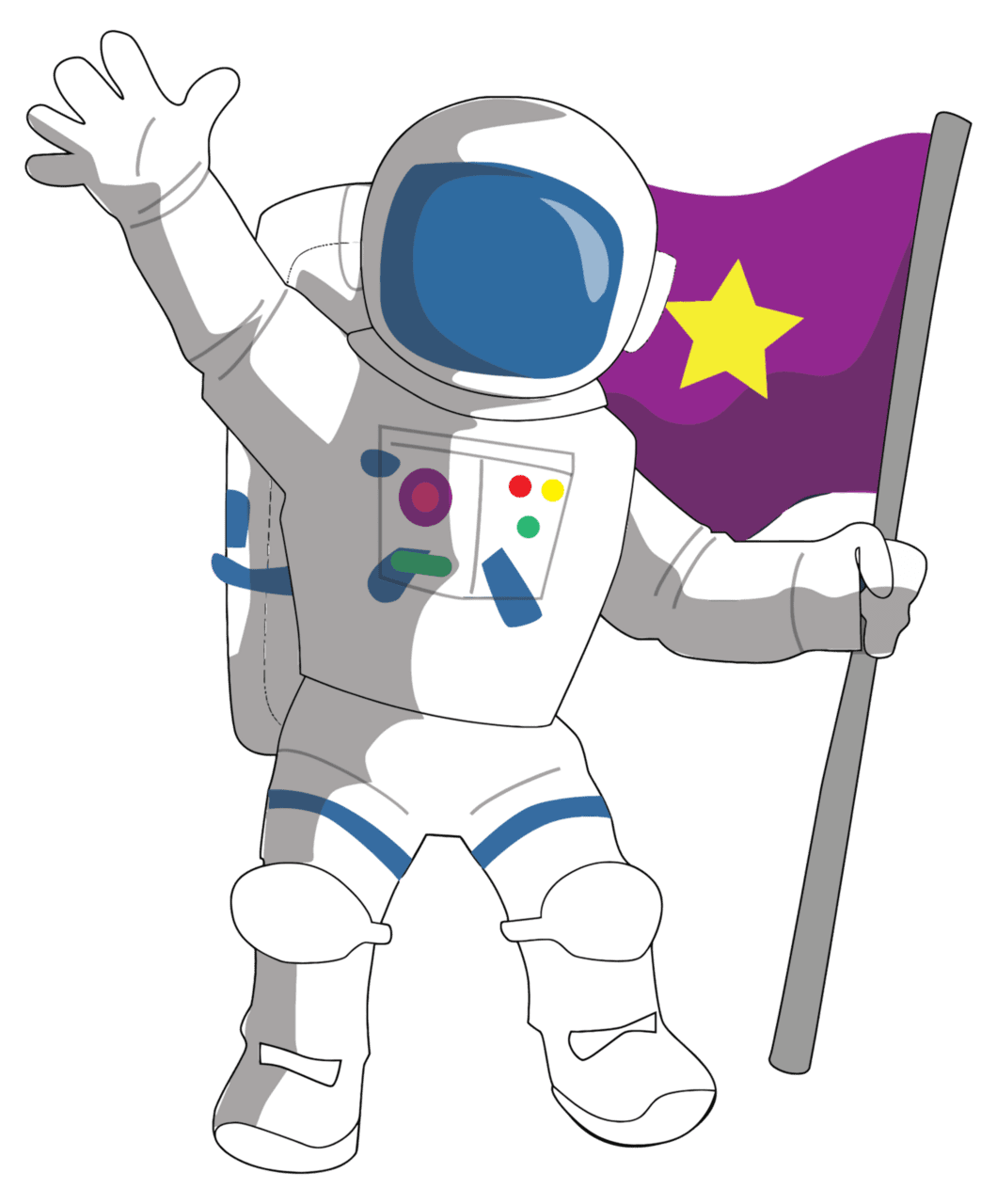 Space astronaut clipart image