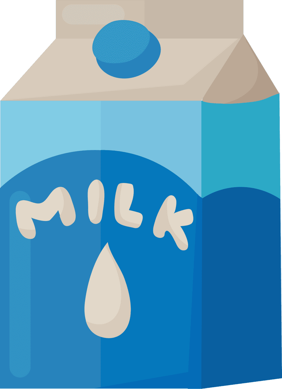 Milk carton vector clipart images