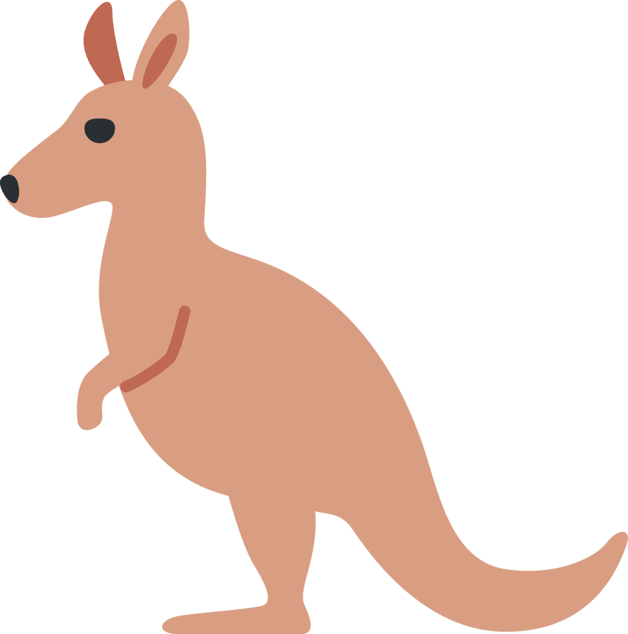 Kangaroo emoji for clipart clip art