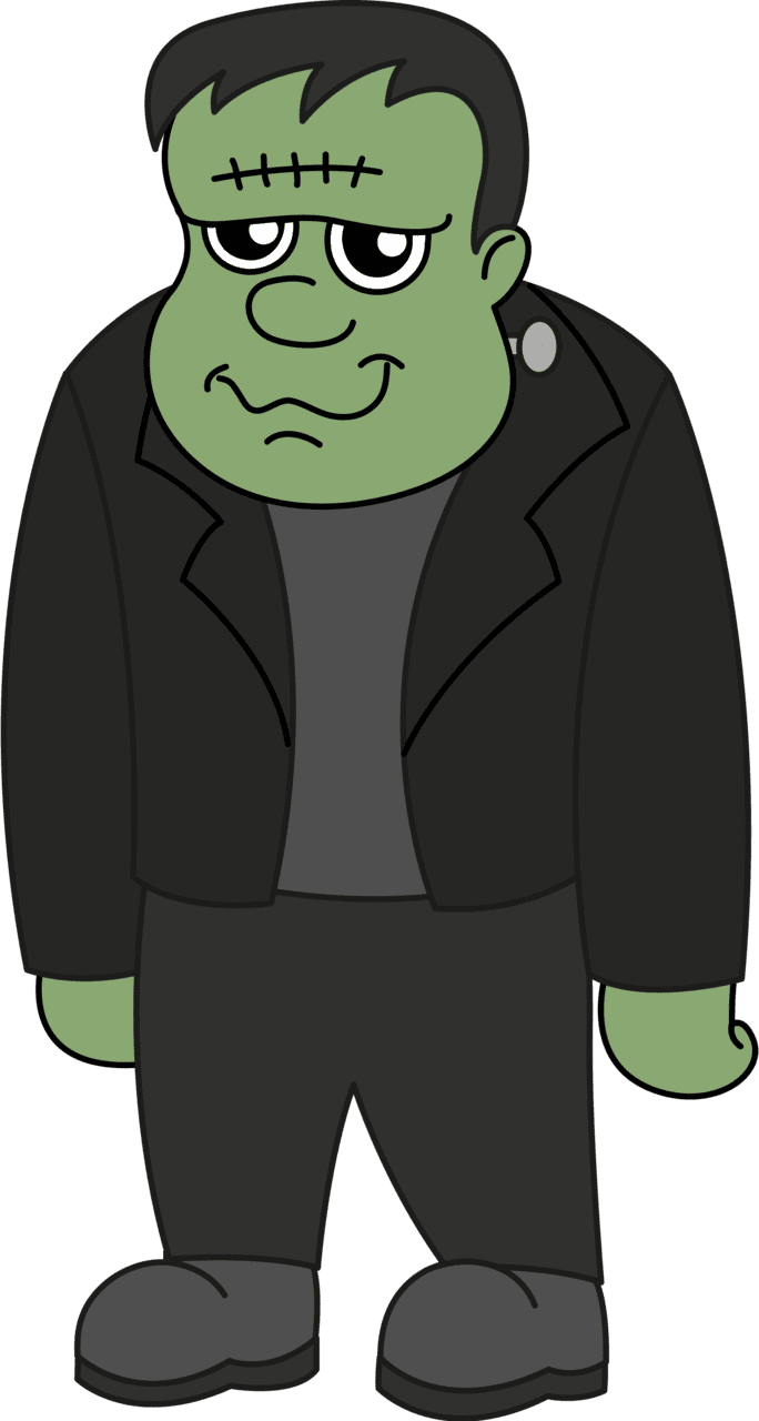 Frankenstein vector clipart images 2