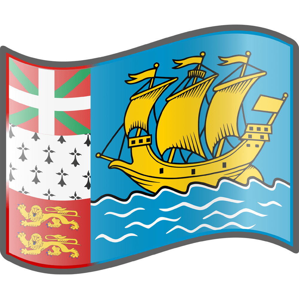 Sailboat saint pierre and miquelon flag images hd photo clipart