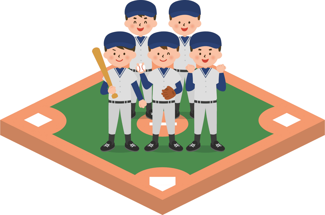 Baseball team vector art vecteezy clipart