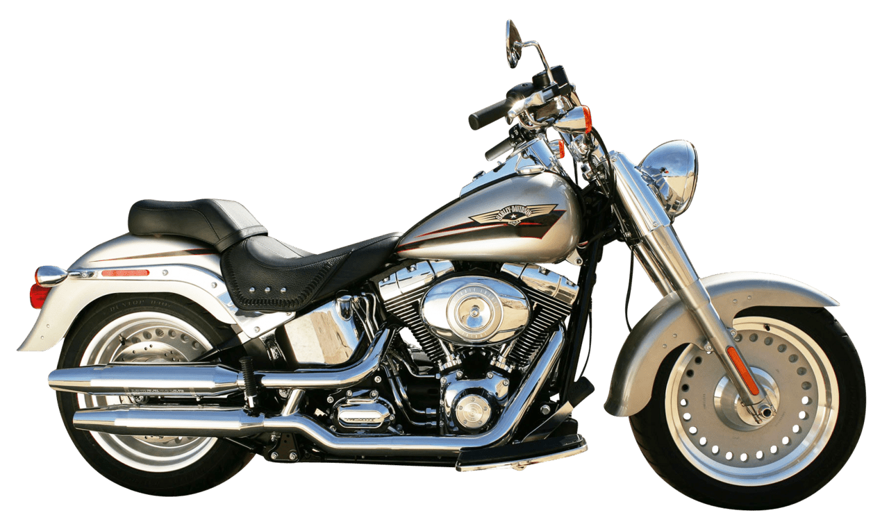 Motorcycle harley davidson silver clipart background