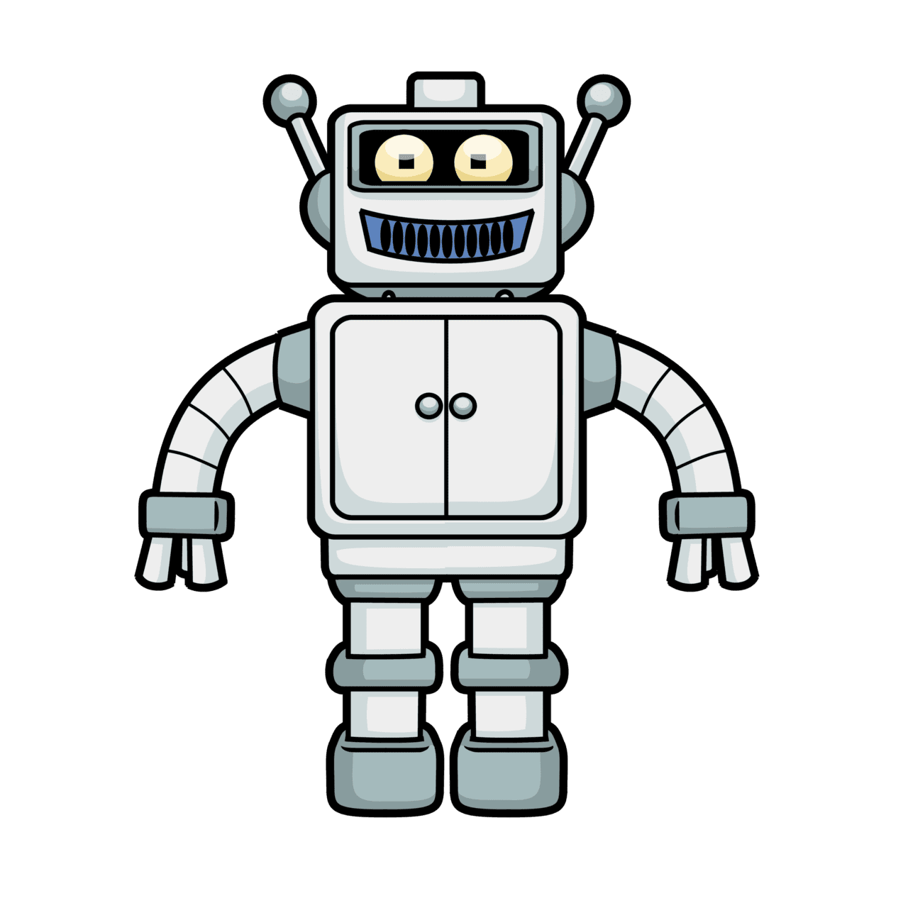 Robot pin page clipart photo