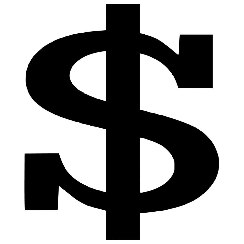 Clipart image of dollar sign id 2