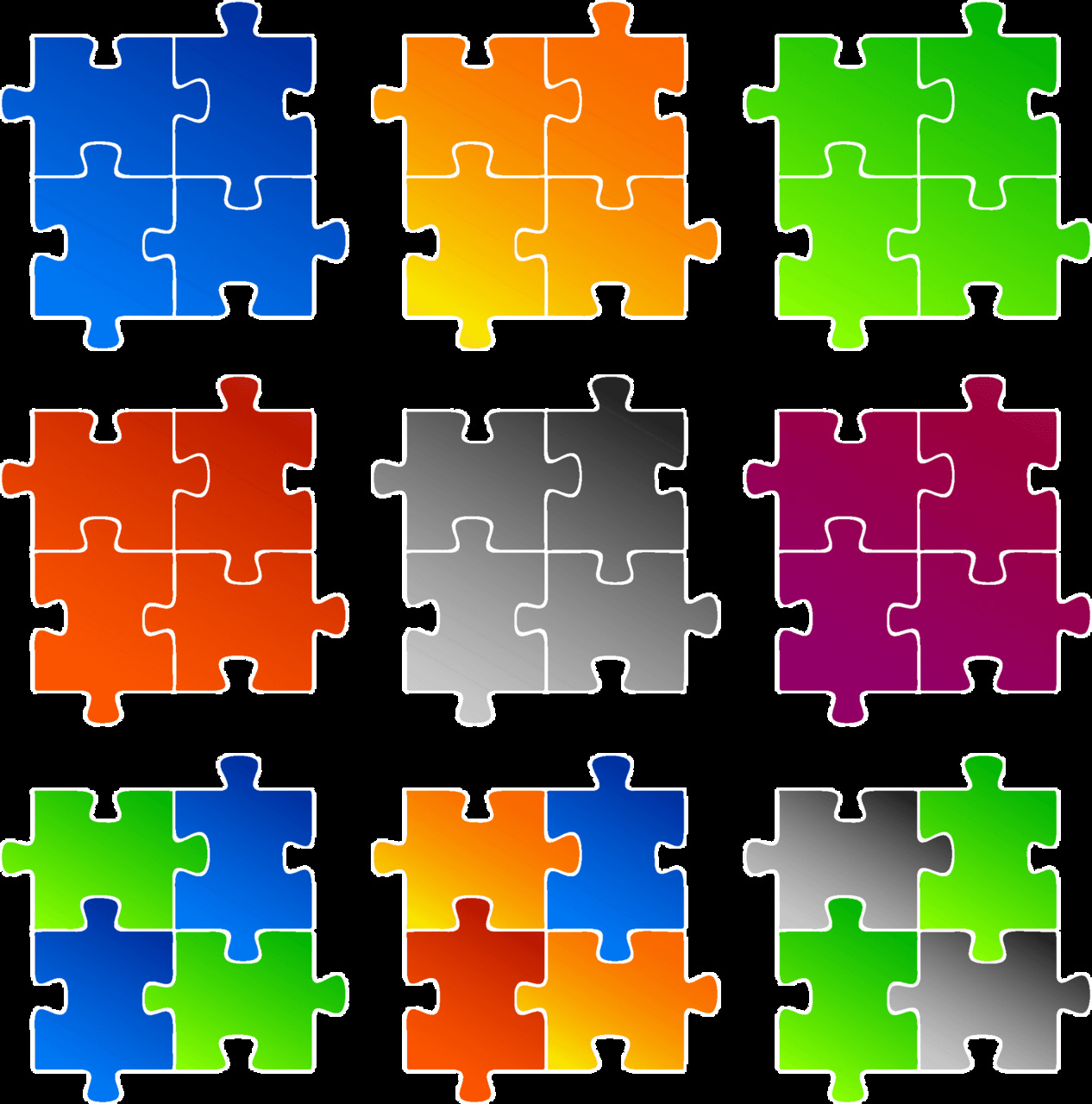 Jigsaw puzzle euclidean vector clipart hd