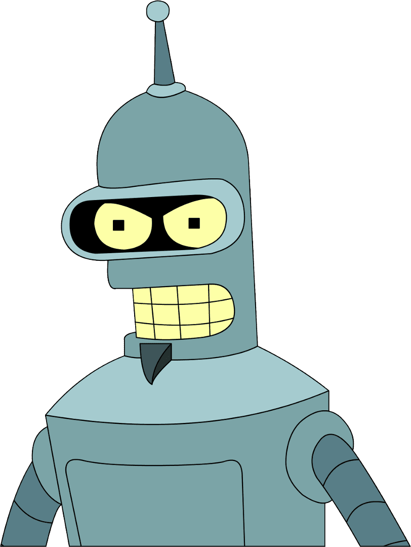 Robot futurama bender clipart photo