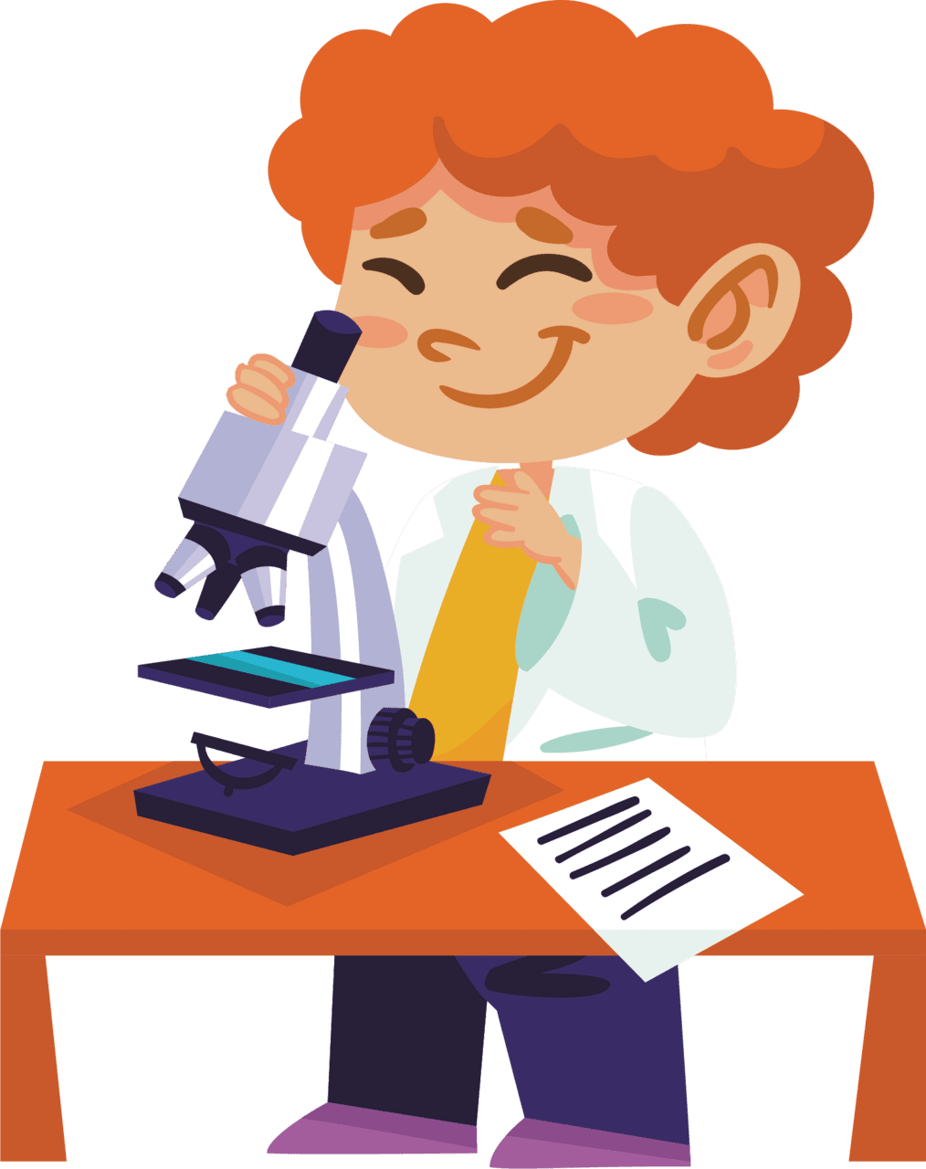 Scientist hd apple science experiment clipart image