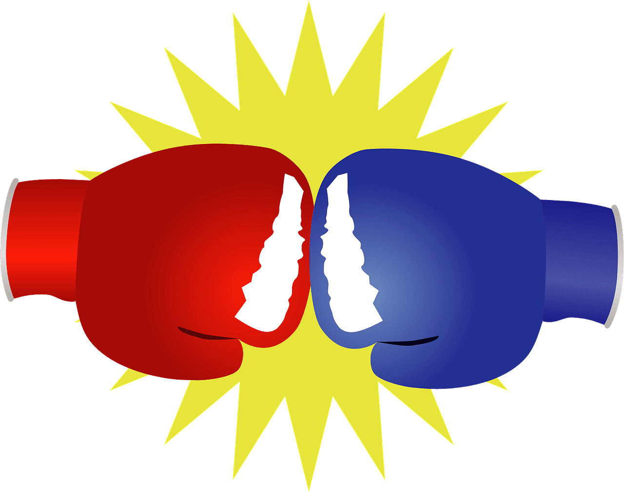 Boxing gloves vector clipart images