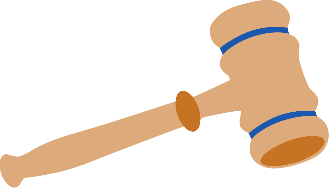 Mock trial gavel vector clipart images