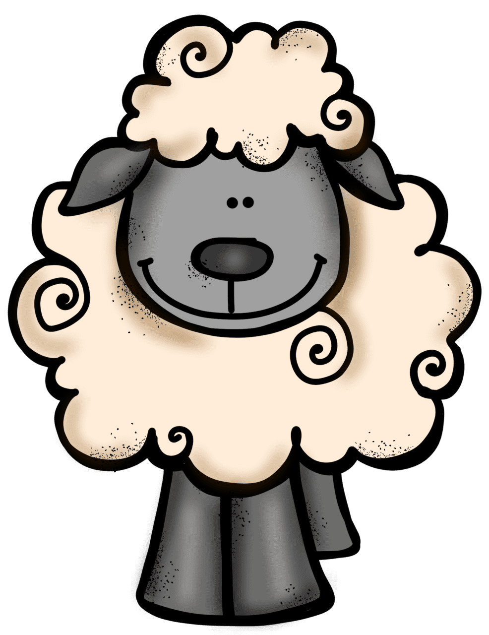 Lamb pin page clipart photo