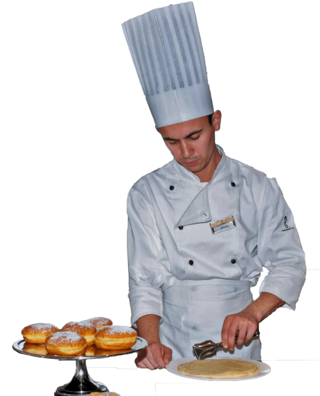 Chef pin page clipart image 3