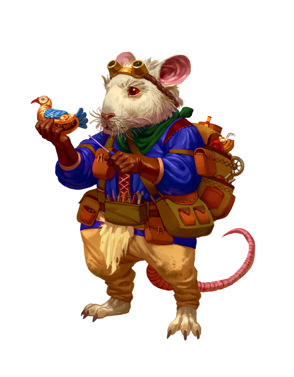 Rat folk ancestries of nethys pathfinder nd edition database clipart image