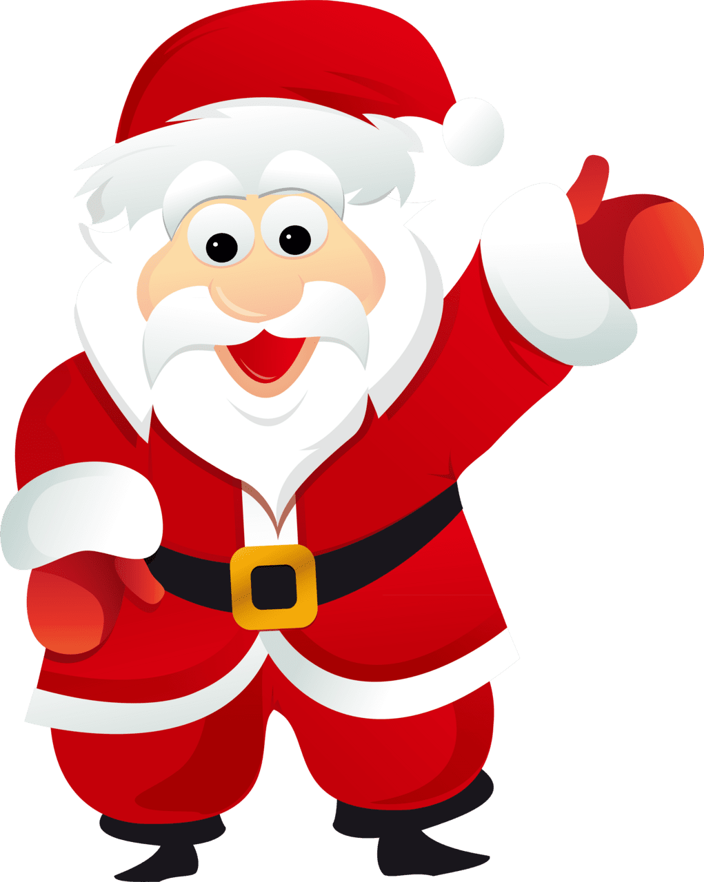 Father christmas hat pin page clipart picture