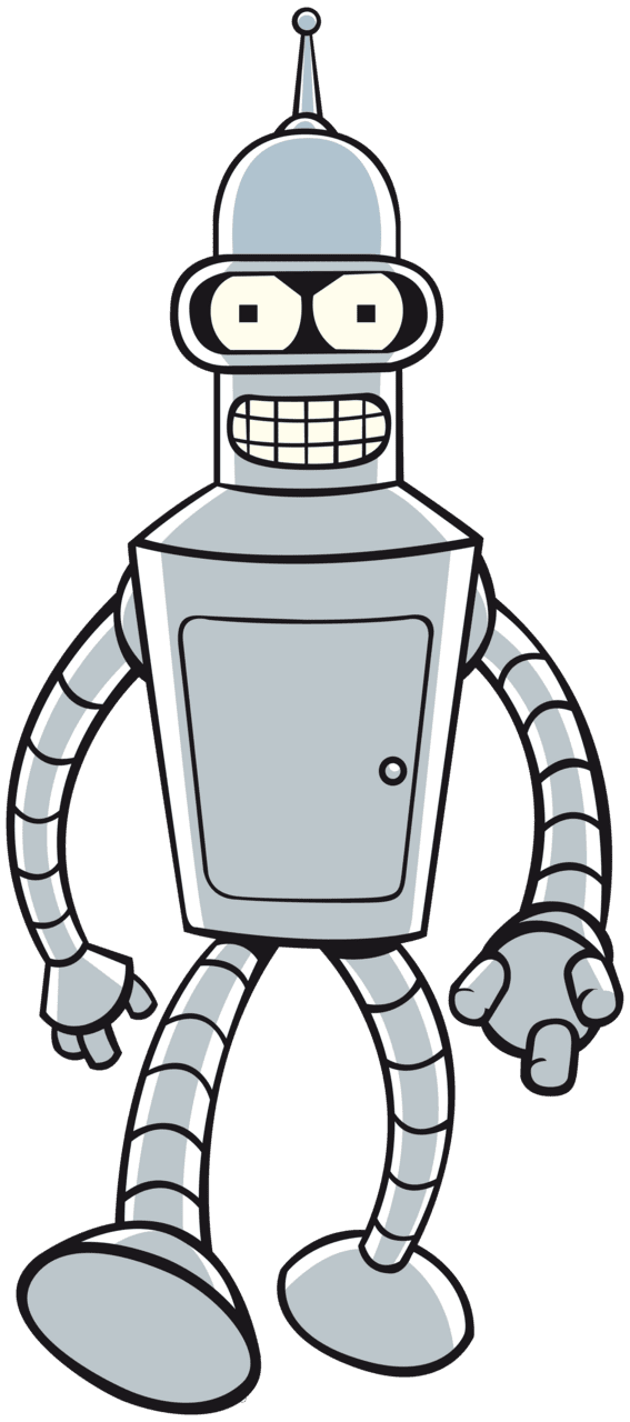 Robot futurama bender clipart background